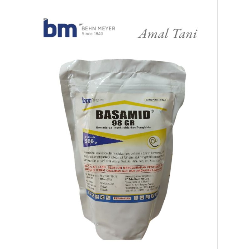 BASAMID 98 GR | Nematisida | Insektisida | Fungisida. ( 500 gr) Pencegah Akar Ganda.
