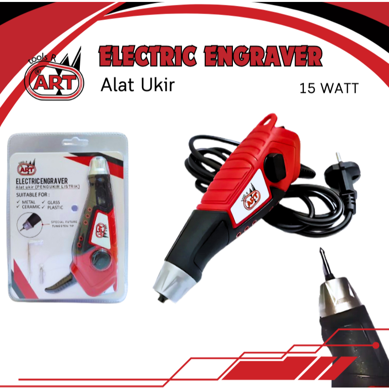 ART Alat Ukir Pengukir Listrik Elektrik 15W Electric Engraver /  Alat Ukir Gravir Pengukir Listrik E