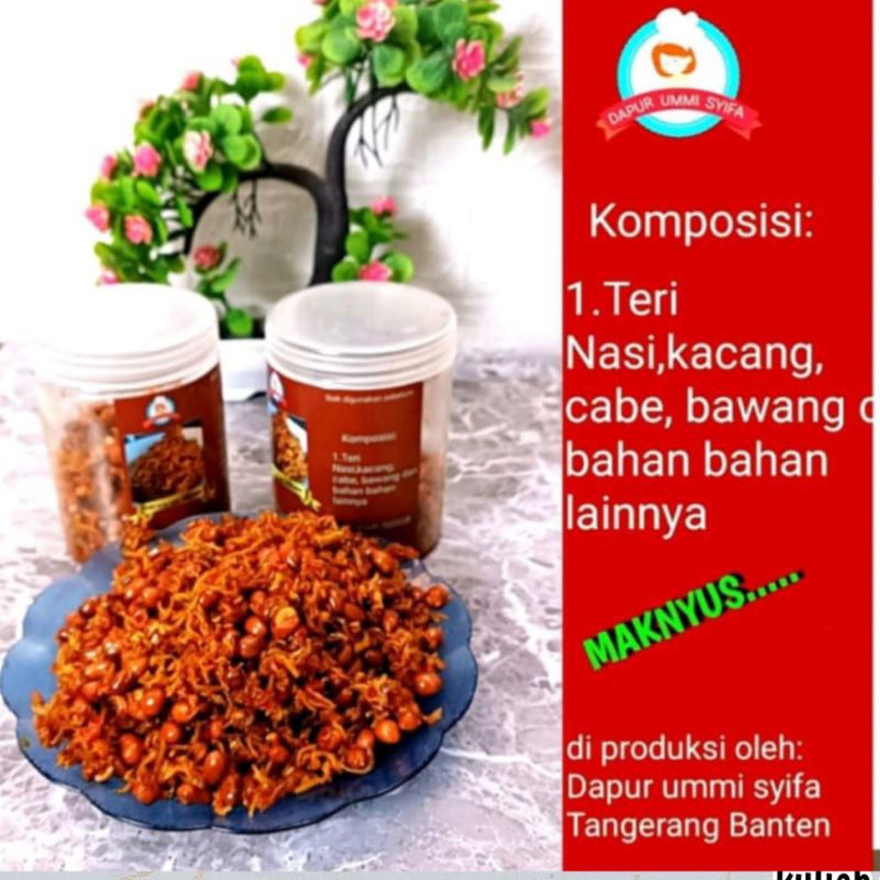 

Teri kacang balado pedas Gurih kriuk lezat buat nafsu makan bertambah