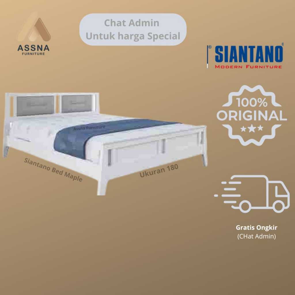 Bed Divan Ranjang Siantano Maple Tempat Tidur Divan Sandaran 180