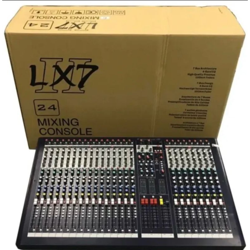MIXER SOUNDCRAFT LX7II LX7 II 24 CHANNEL GRADE A