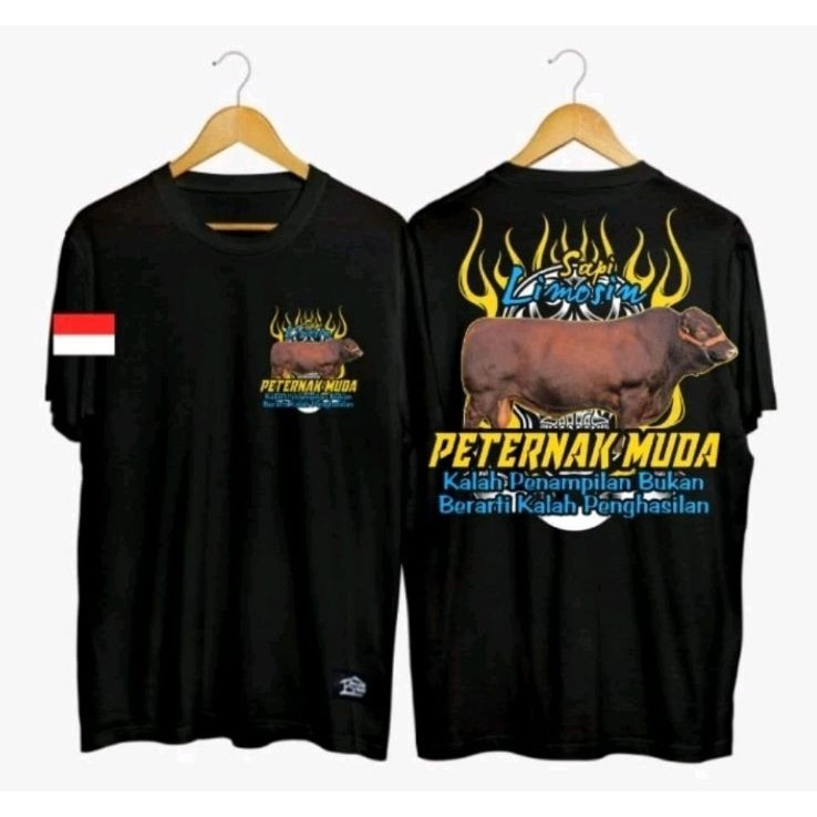 KAOS SAPI LIMOSIN PETERNAK MUDA SABLON DTF