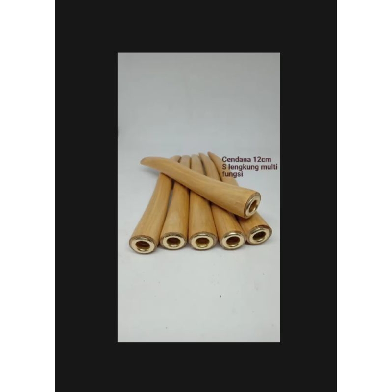 Once pipa cangklong kayu cendana lengkung mini