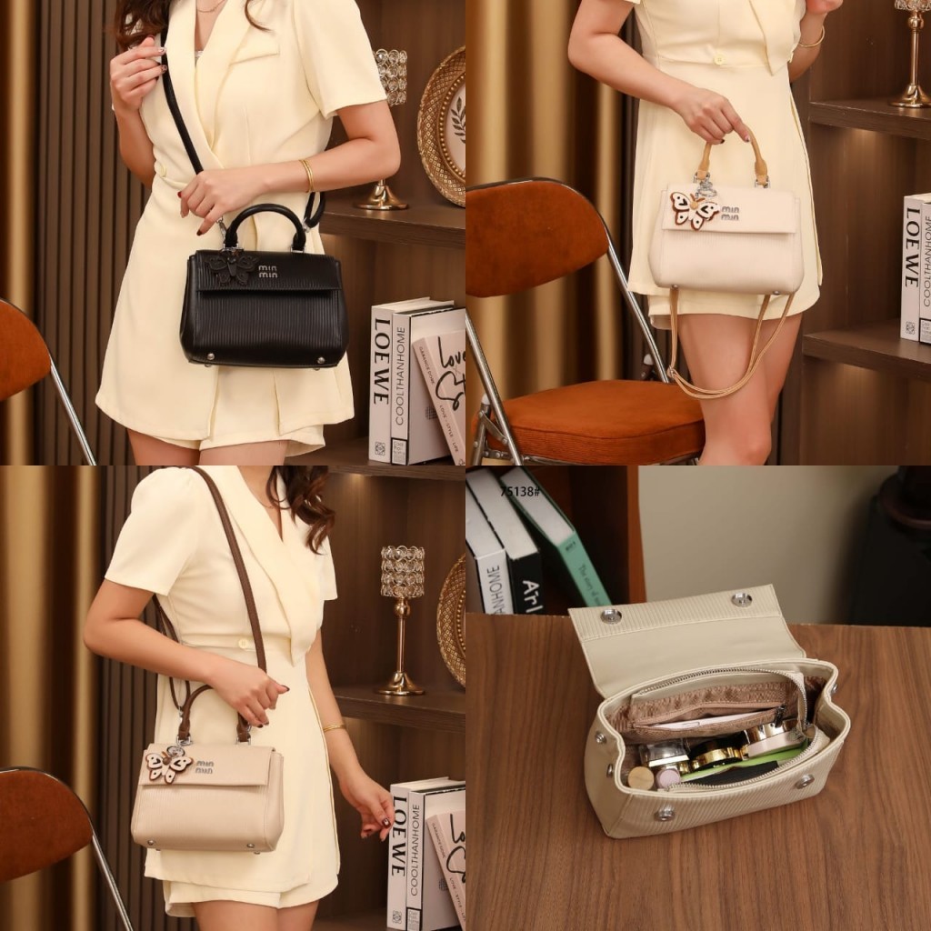 Tas Wanita Import TLY Leather Bag's 75138#