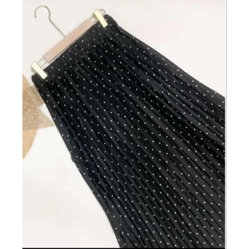 (COD) Promo BIG SALE  /ROK POLKADOT PLISKET/ROK PLISKET/ROK PLISKET DEWASA/ ROK PLISKET MOTIF BUNGA 