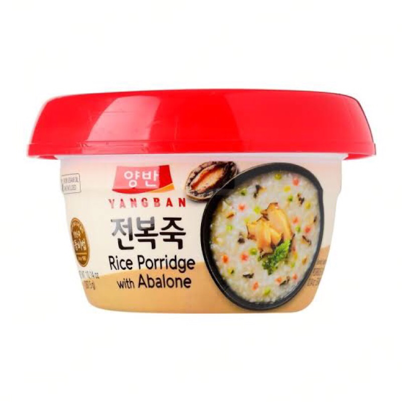 

Yangban Rice Porridge with Abalone 285g Bubur Instan Korea