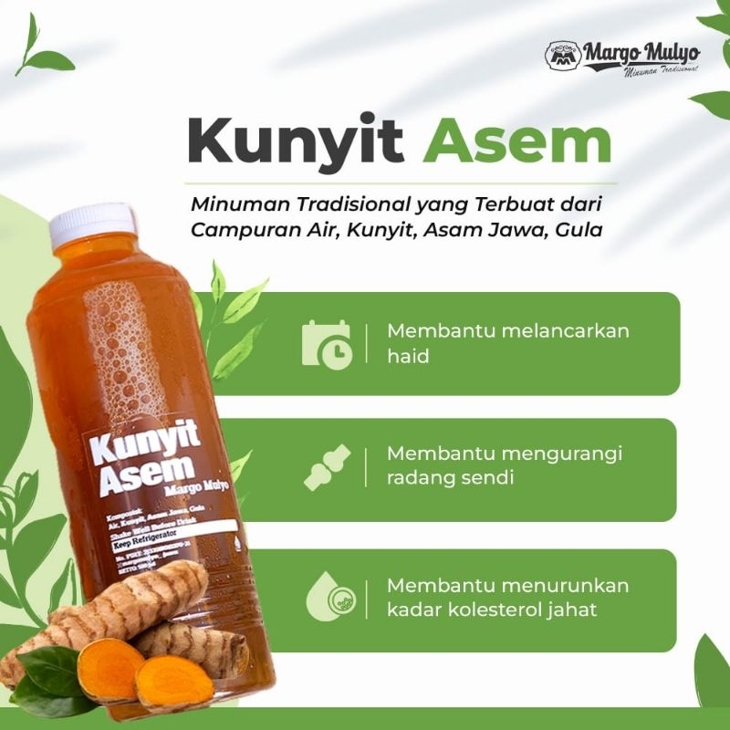 

Kunyit Asem Margo Mulyo - Jamu - Minuman Tradisional 500 ml