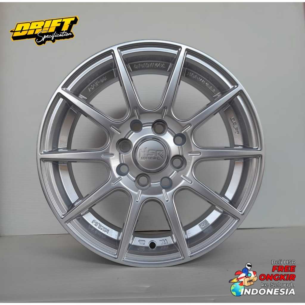 Velg Mobil Brio, Avanza, Jazz, Ayla, Agya Yaris - HSR RAI S2 Ring 14