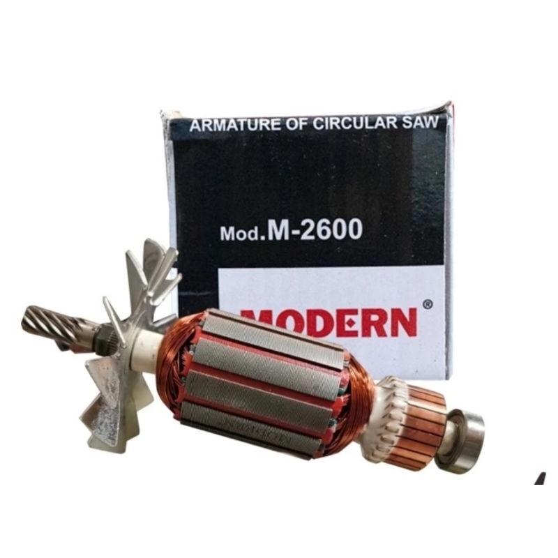 jantung mesin circular Saw modern m2600/ jantung mesin belah kayu modern m2600/ armature mesin circl