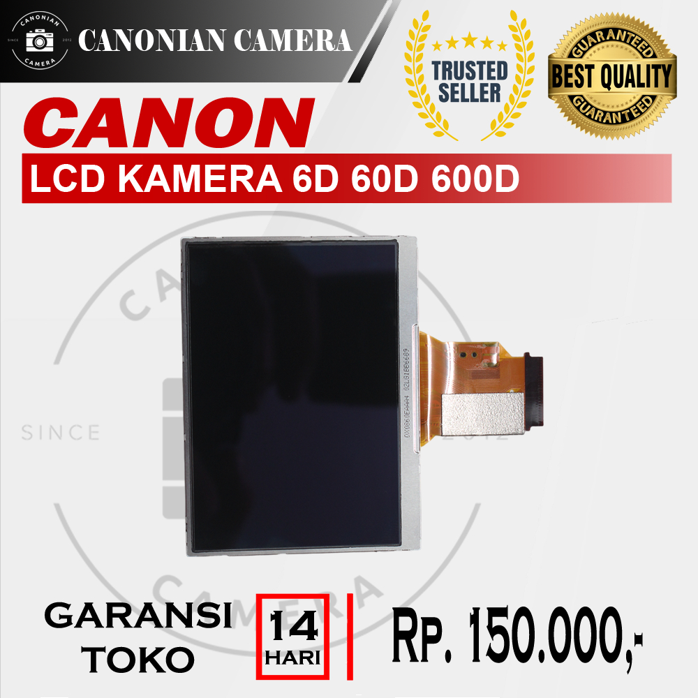 Sparepart LCD Canon 6D 60D 600D Bekas Vignete