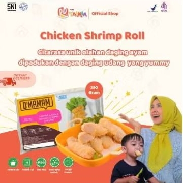 

Chicken Shrimp Roll D'mamam Halal MUI BPOM
