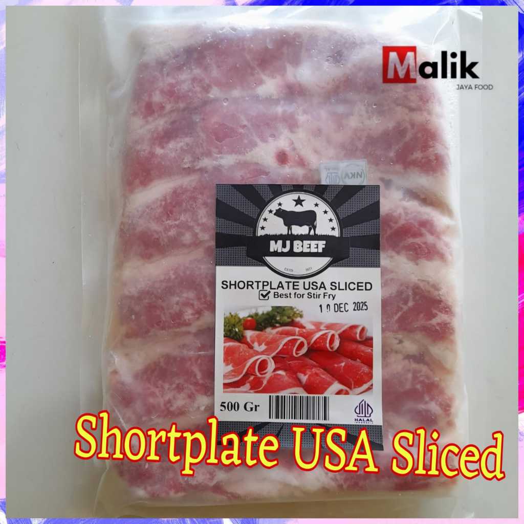 

Daging Sapi Daging Slice Beef Slice Shortplate USA Sliced 500gr/ Yoshinoya Beef