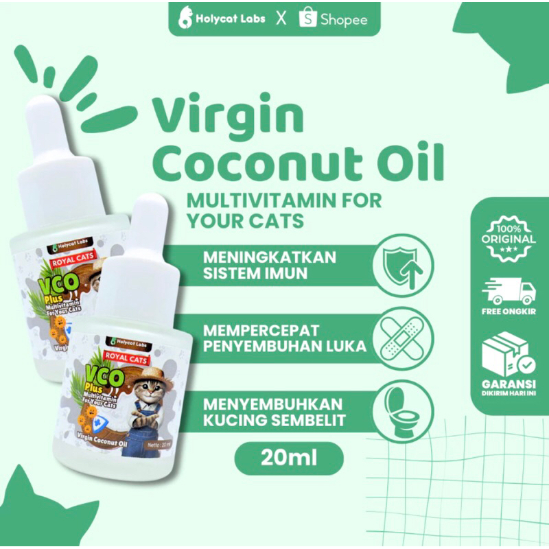 VIRGIN COCONUT OIL MULTIVITAMIN UNTUK KUCING