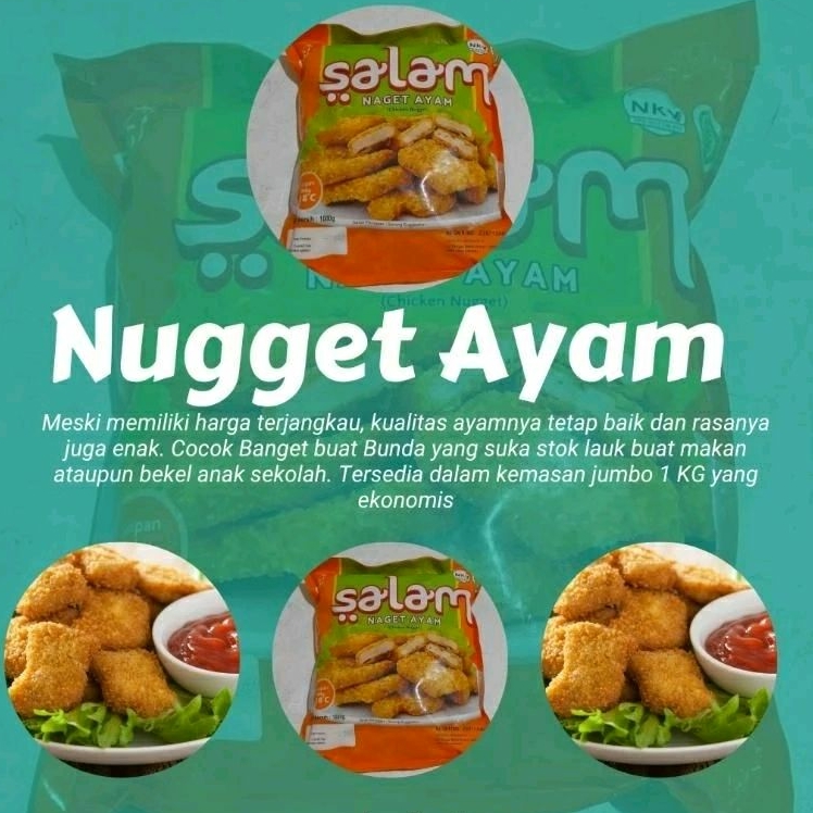 

Salam Chicken Nugget 1kg