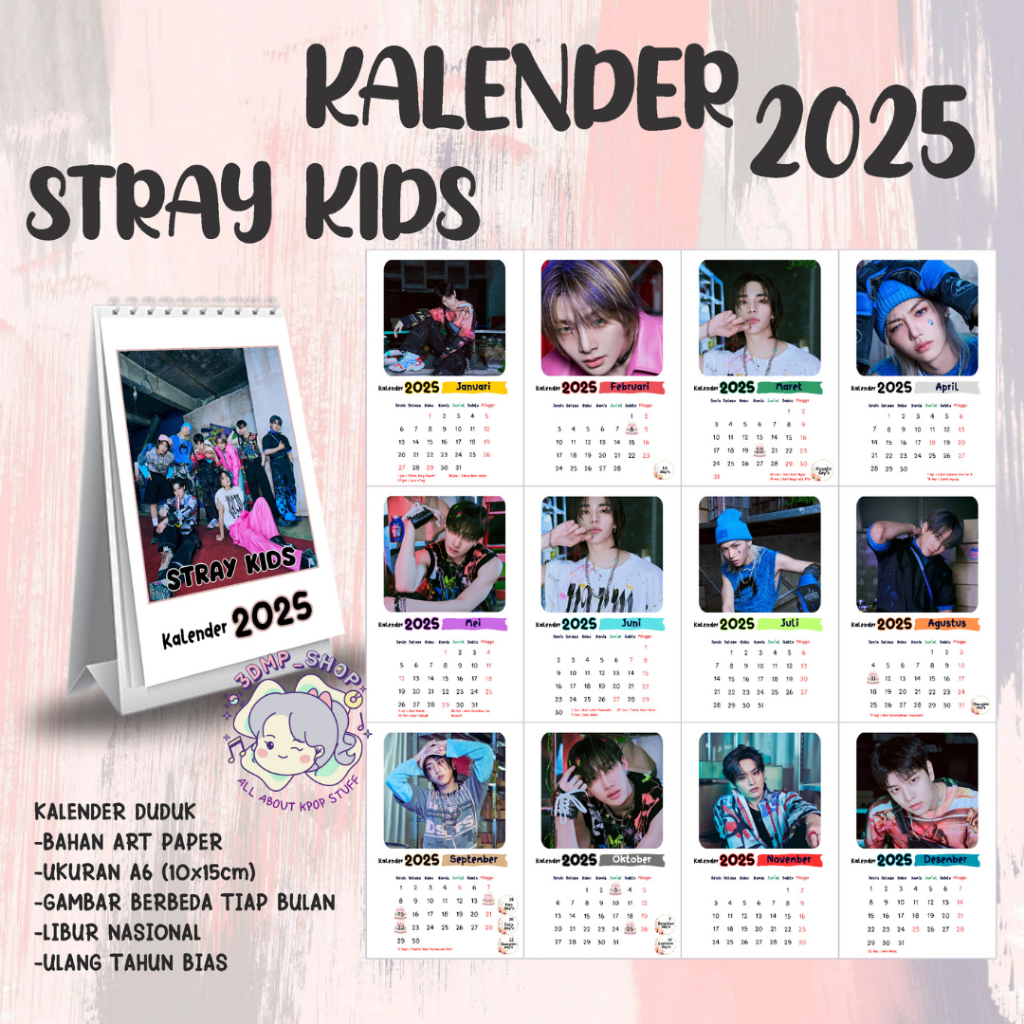 

KALENDER DUDUK 2024 STRAY KIDS