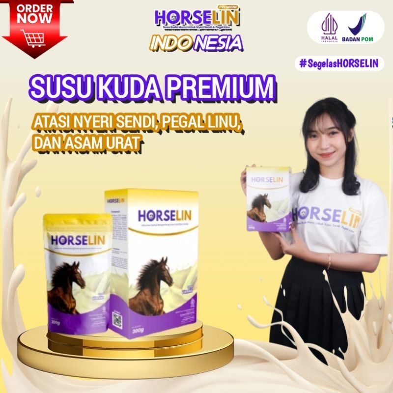 

HORSELIN Susu Kuda Premium 300gr Asli Sumbawa Original Atasi Nyeri Sendi, Pegal Linu, dan Asam Urat