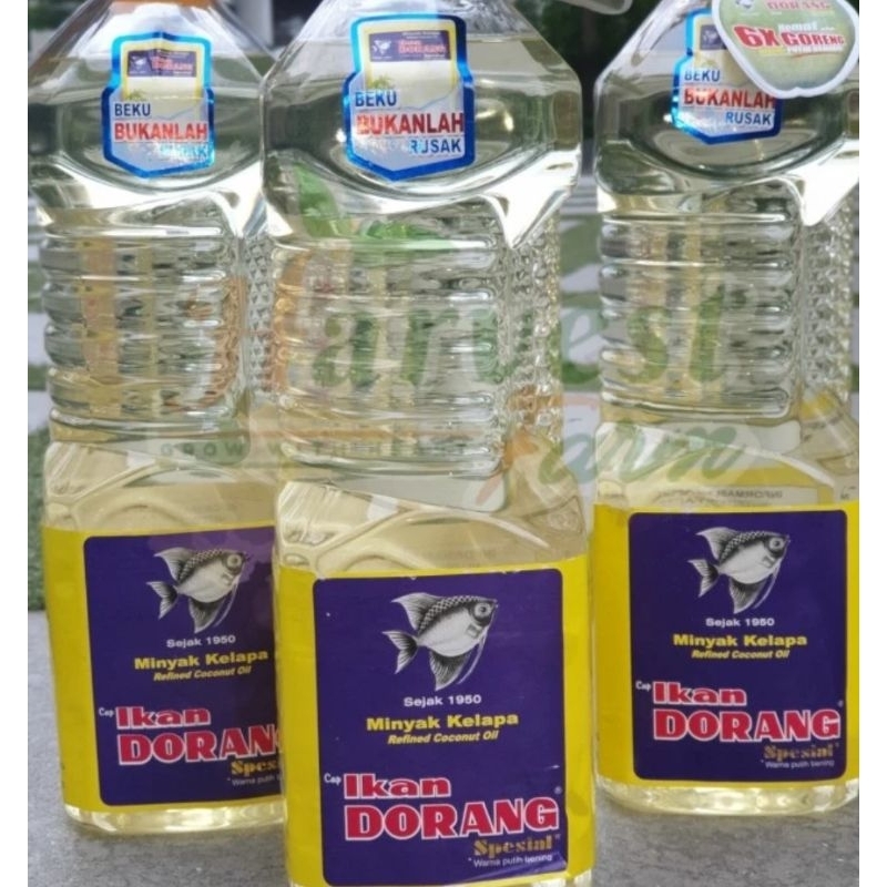 

Minyak goreng kelapa spesial coconut oil cap ikan dorang