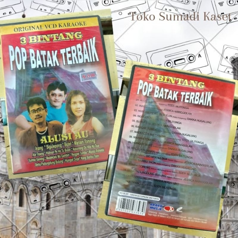 vcd 3 bintang pop Batak terbaik