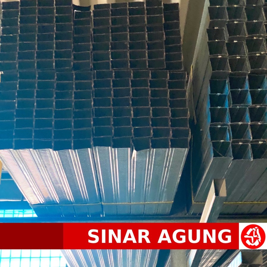 Holo Plafon Gipsum 20x40 / 40x40 x 4m Hollow Rangka Holo Plafon