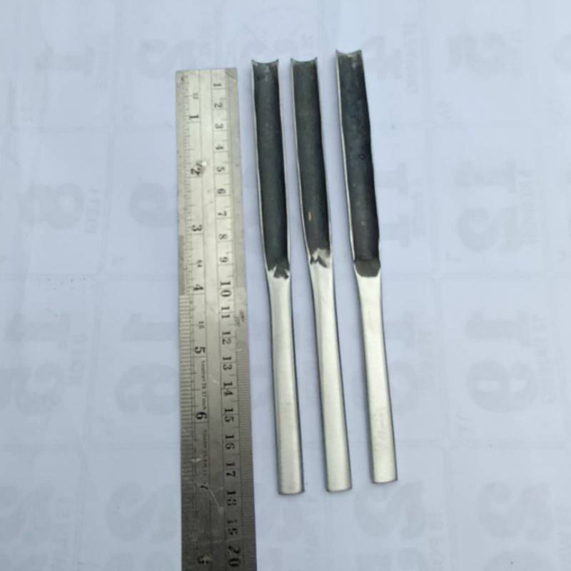 Pahat bonsai model cekung bahan baja Per.