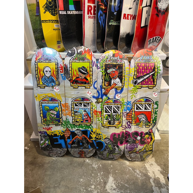 ETAKS SKATEBOARDS DECK X GINDRING WASTED