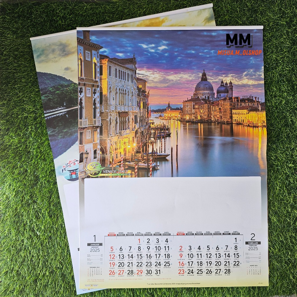 

KALENDER DINDING KALENDER AO EDISI LUX FULL DESIGN UKURAN 50,5 X 72 CM TAHUN 2025 TERBARU