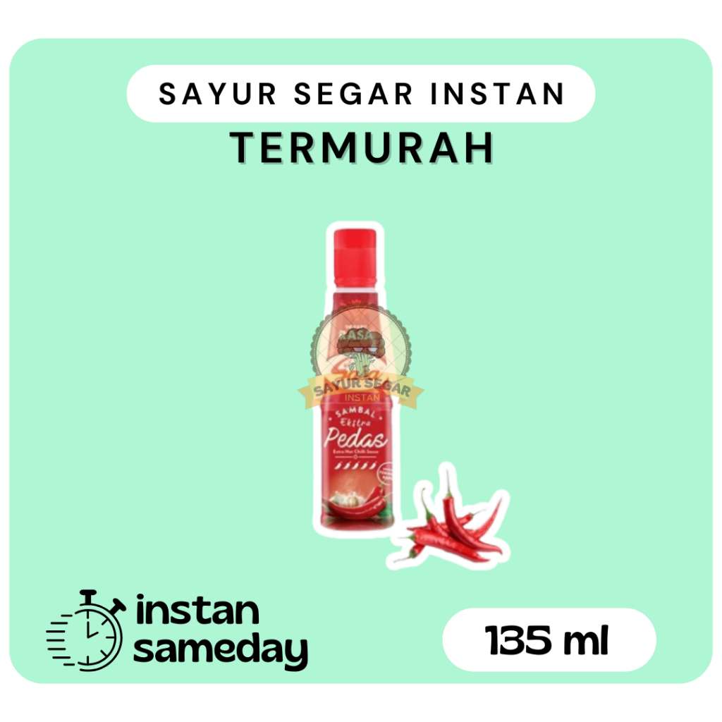 

Sasa Saus Sambal Asli 135ml - Sayur Segar Instan