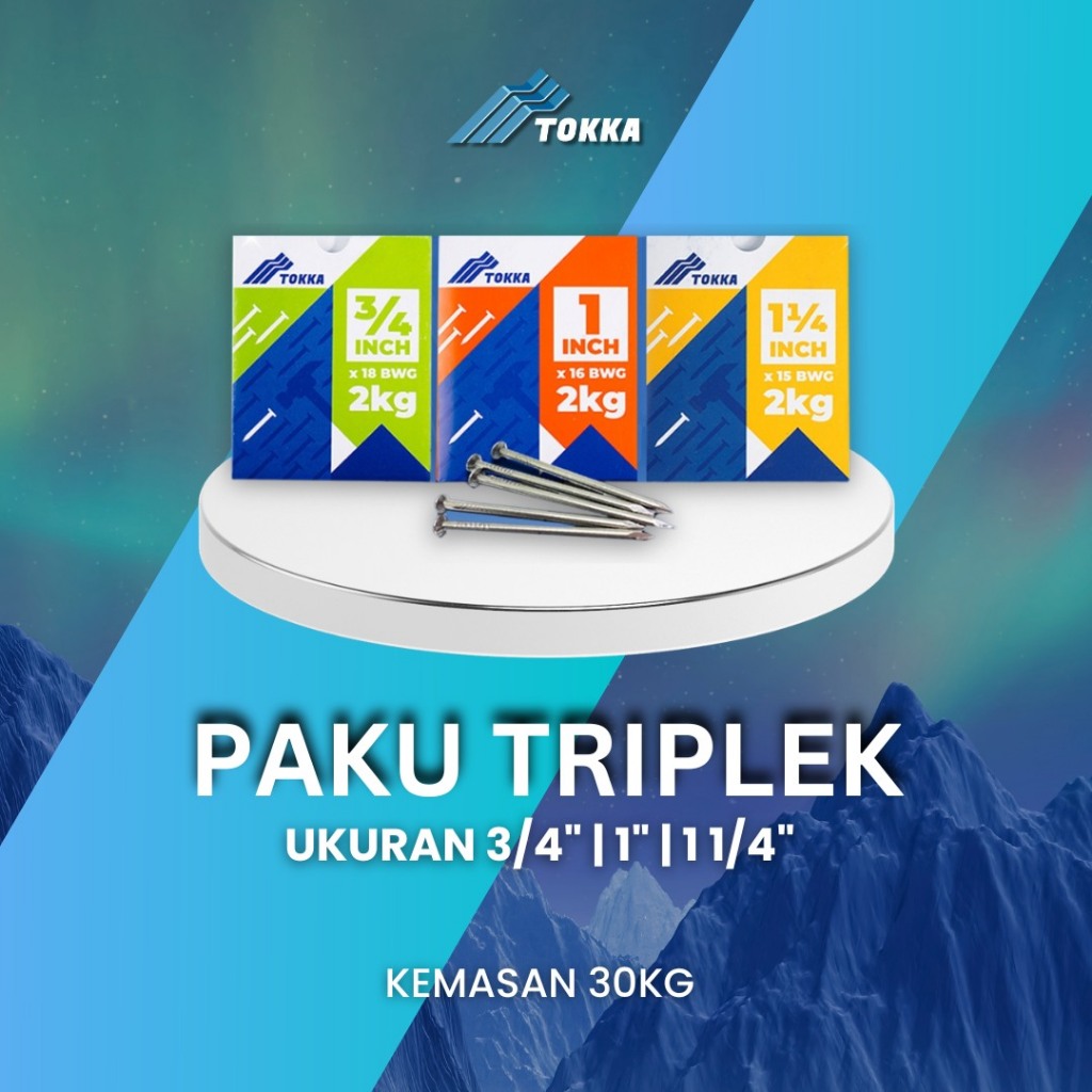 PAKU TRIPLEK TOKKA | PAKU KECIL | 30Kg