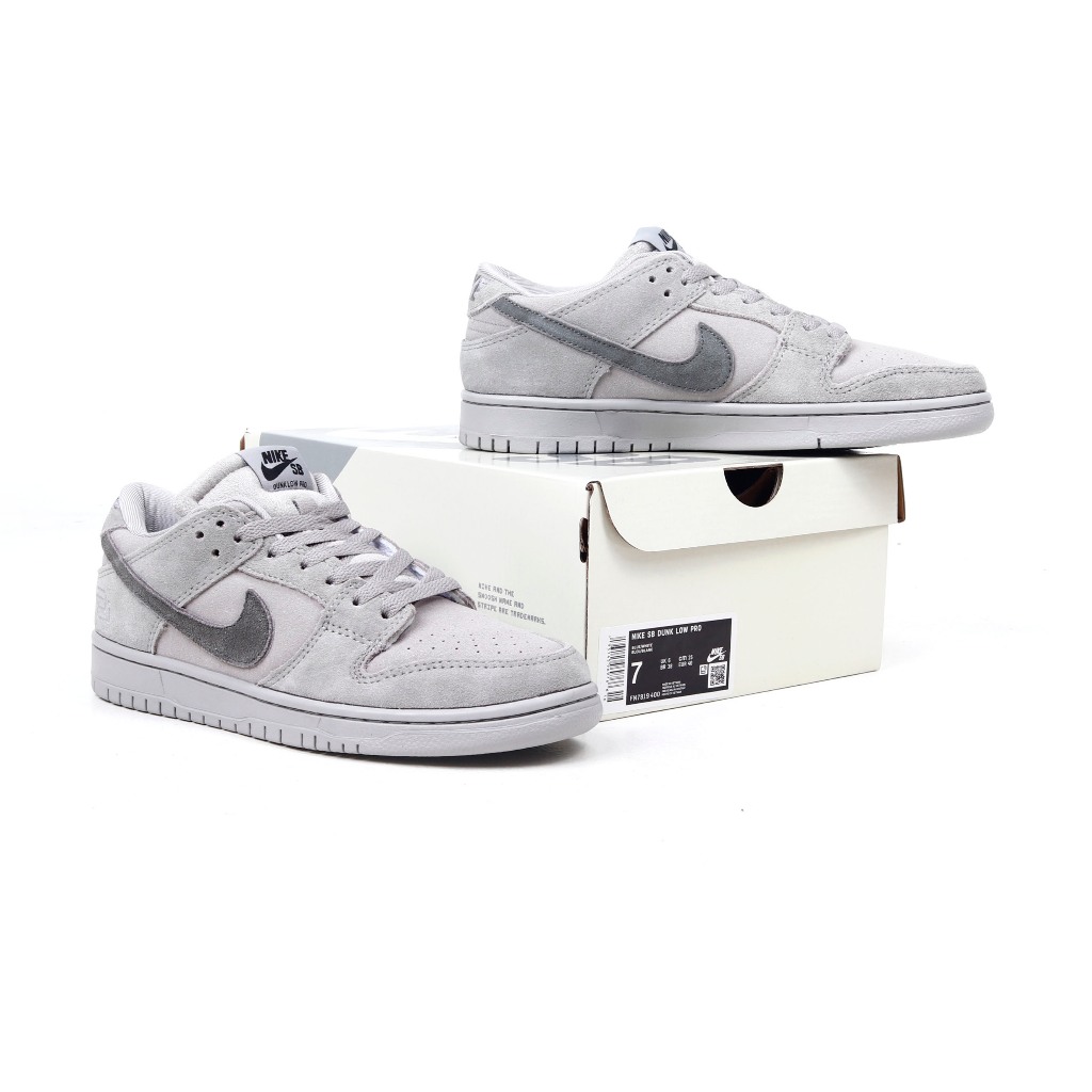 Sepatu Reigning Champ Nike SB Low Dunk Pro Qs Grey