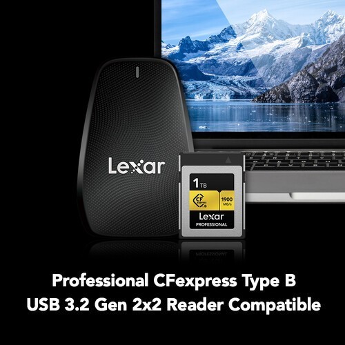 Lexar Professional CFexpress 1TB Type-B Card Gold Series 8K