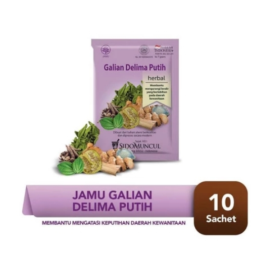 

Jamu galian delima putih sidomuncul isi 10s pektai keputihan