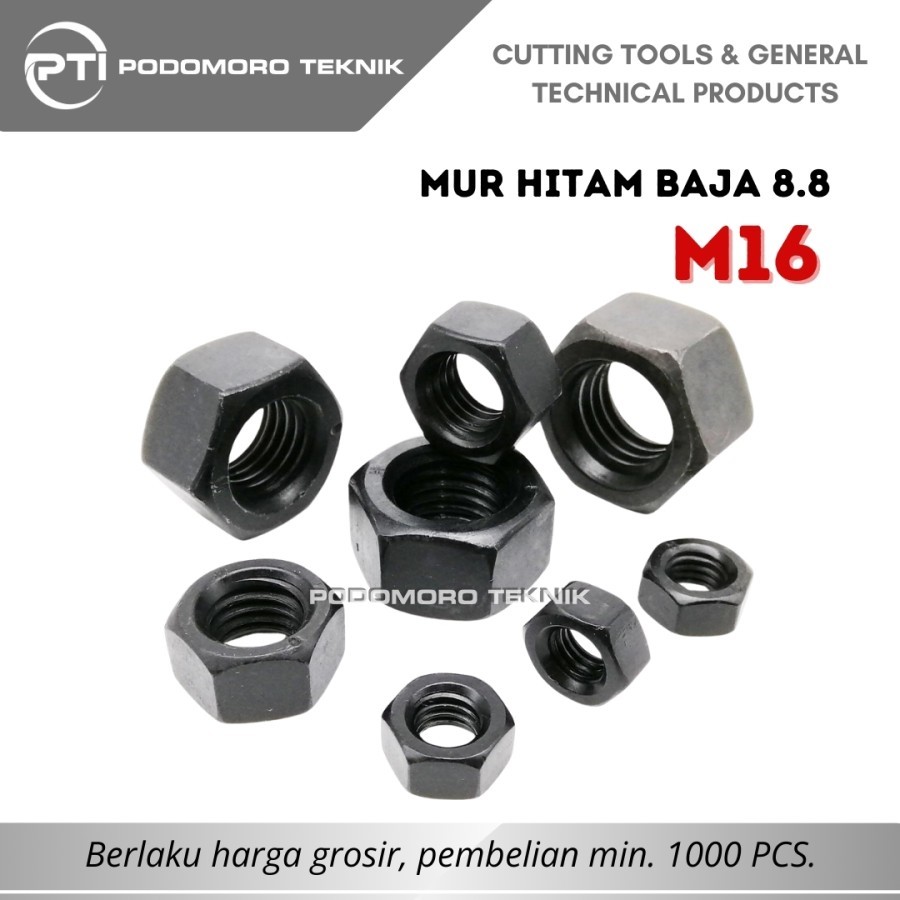 Mur Hitam M16 Mur Hitam Baja M16