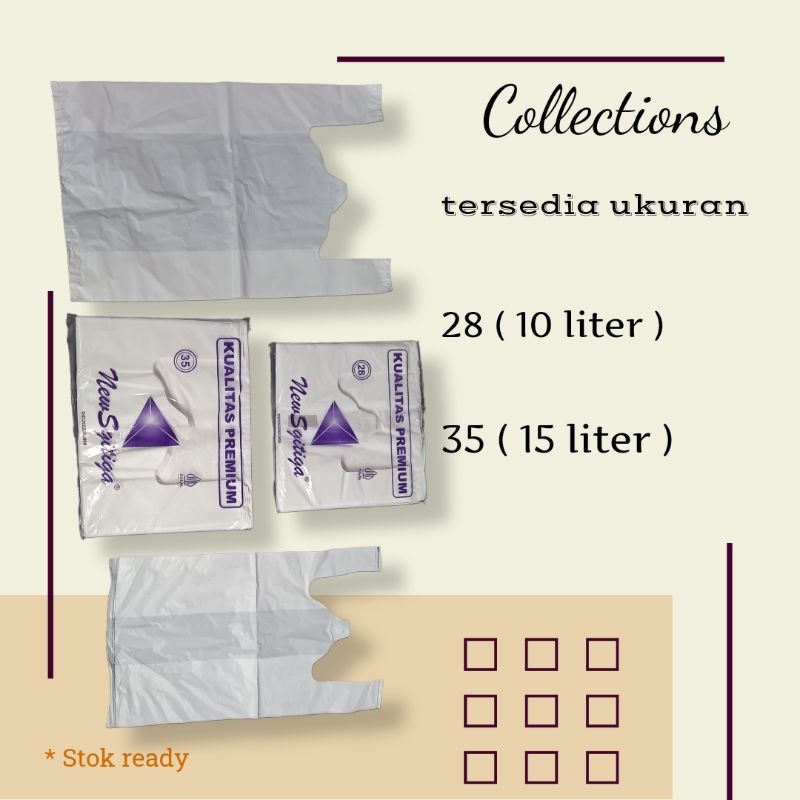 kantong kresek putih /kantong plastik putih/ kantong kresek putih/ kantong plastik besar