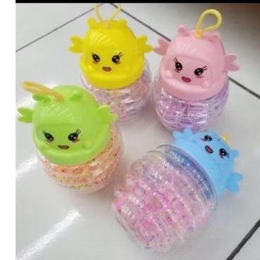 [ COD ] Karet Ikat Rambut Isi 100 Pcs | Karet Rambut Warna Warni