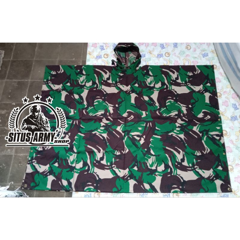 JAS HUJAN. JAS HUJAN PONCO TNI. PONCO LORENG STANDART TNI. JAS HUJAN TNI. JAS HUJAN PONCO JATAH TNI
