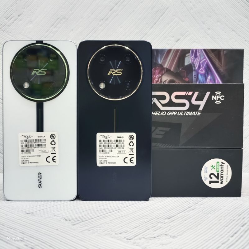 Itel RS4 NFC 12/256 8/256 8/128 GB Handphone Second Bekas Fullset