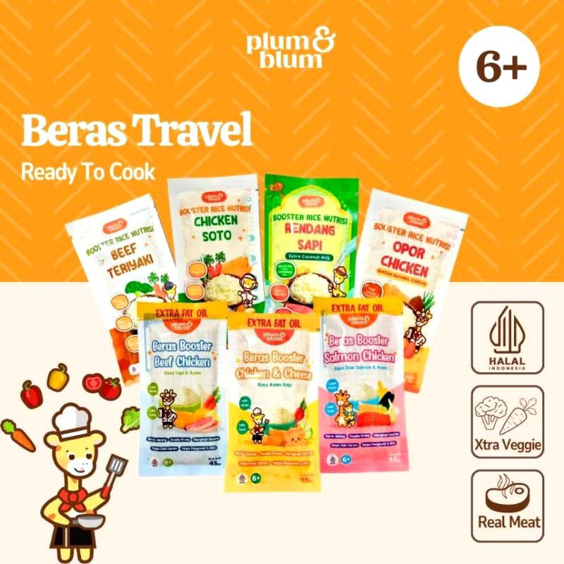 PLUM BLUM BERAS TRAVEL MPASI