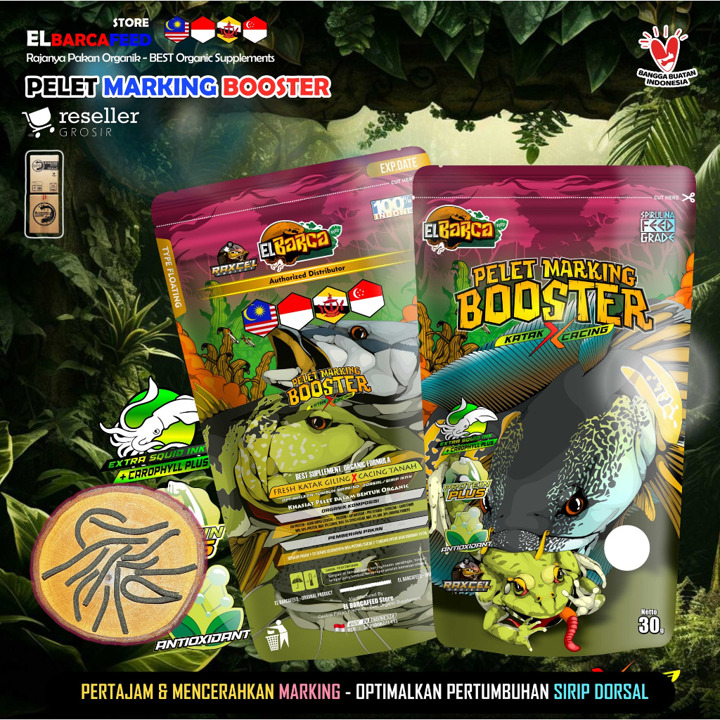 PELET KATAK x CACING Auto Gondrong Dorpol HF Auranti Limbata Channa ikan dasaran Pelet Tenggelam