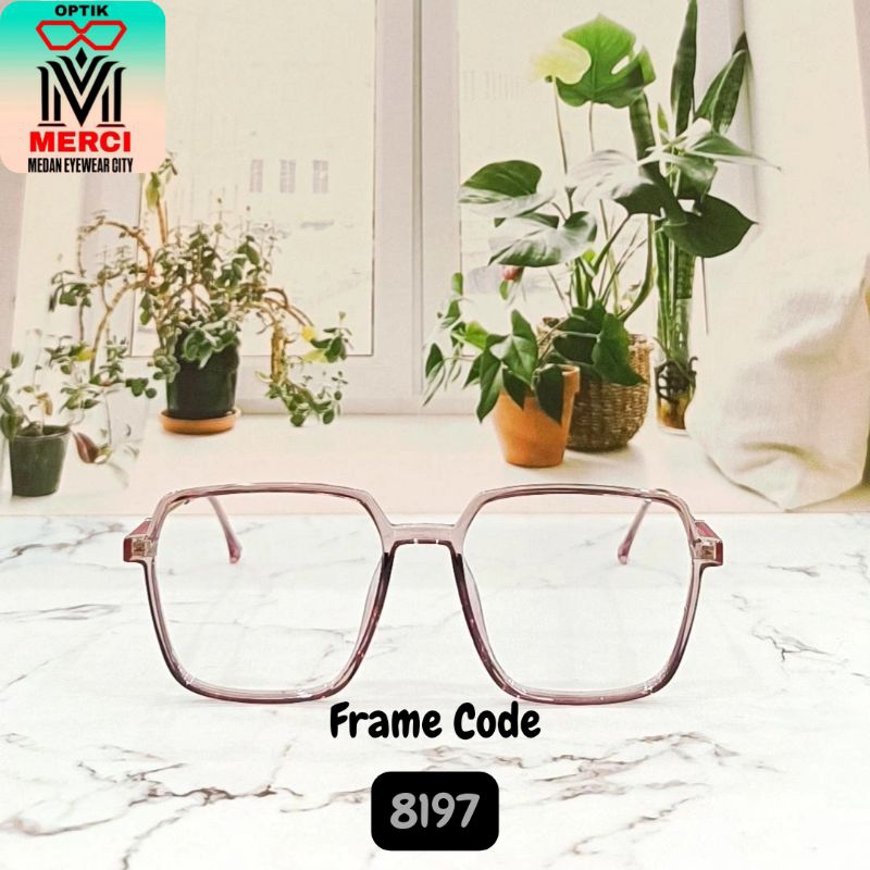 Kacamata Model kotak Kode Frame 8197