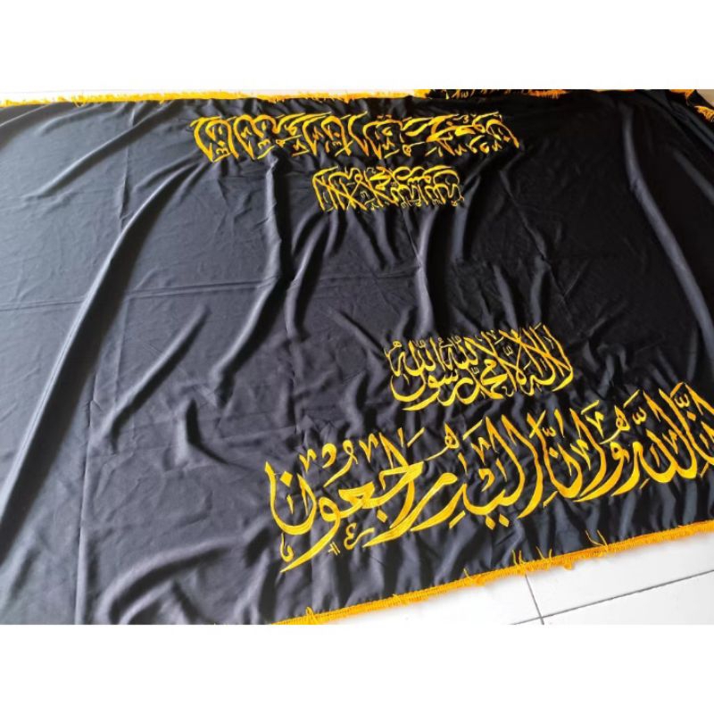 KAIN PENUTUP KERANDA JENAZAH FULL BORDIR WARNA HITAM