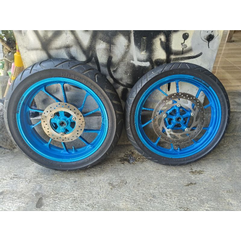 velg R15v3  biru candy