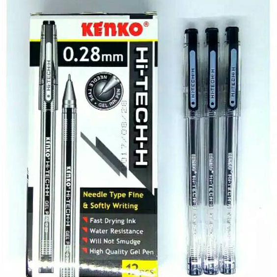 

HARGA GROSIR Pulpen Gel Kenko Hi TechH 28 Mm Per Pcs