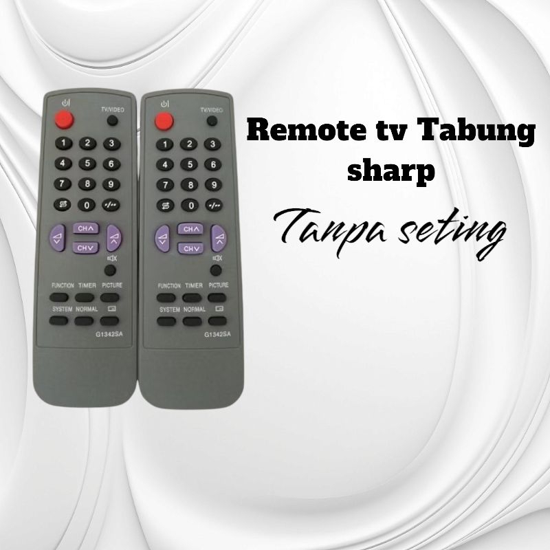Remote tv sharp tabung/Remot tv tabung sharp