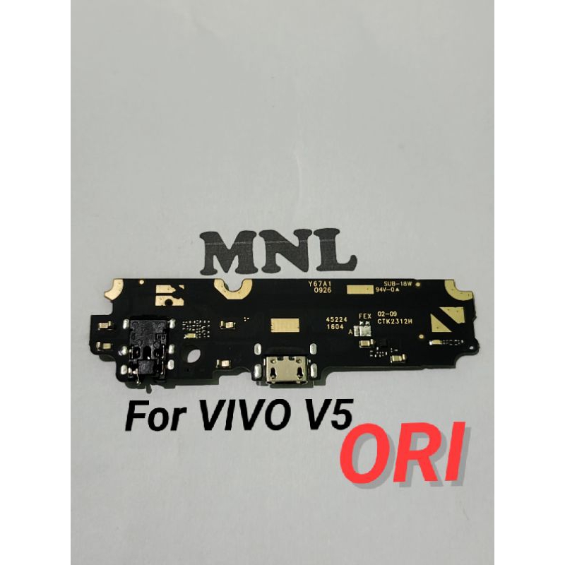 CONNECTOR CHARGER VIVO V5 V5S V5 LITE ORI + IC PAPAN KONEKTOR CAS PCB BOARD VIVO V5 VIVO V5S VIVO V5