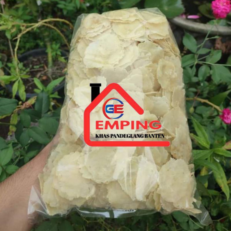 

emping melinjo super tipis kering uk biji 3 sedang kemasan 1 kg original