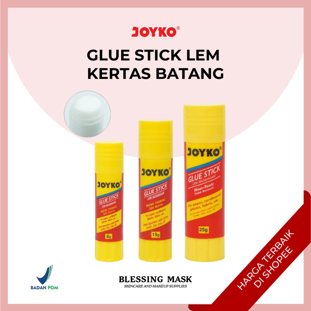 

JOYKO Glue Stick Lem Kertas Batang Joyko GS-09 ~ 15 | ATK Blessingmask