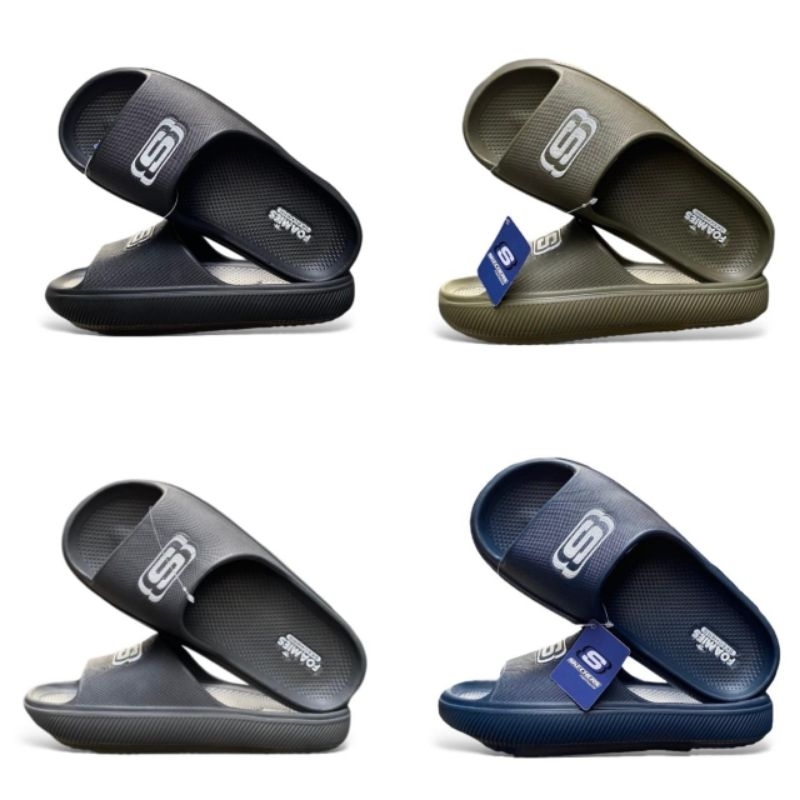 sandal SKECHERS EVA ANTISLIP TAHAN AIR ORANGINAL.