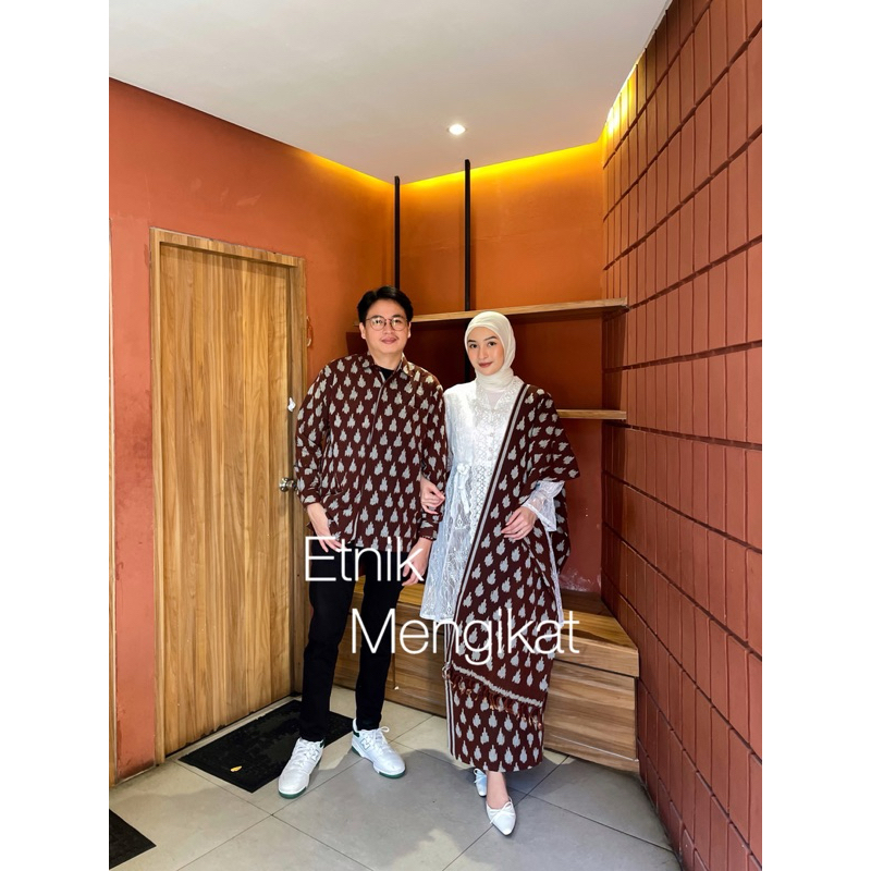 ETNIK MENGIKAT | ONE SET TENUN GENDIS DRAK BROWN