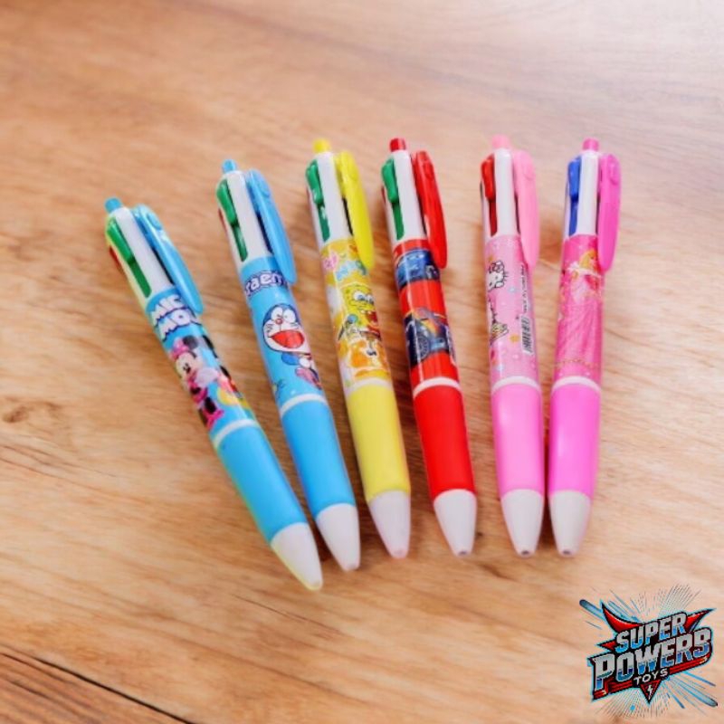 

PULPEN CETEK 4 WARNA KARAKTER LUCU / BOLPOIN 4 WARNA KARAKTER / PUL[PEN CETREK 4 WARNA KARAKTER LUCU