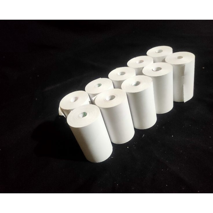 

Baru Untung Kertas kasir thermal 58x3 full tanpa core paket 1 roll